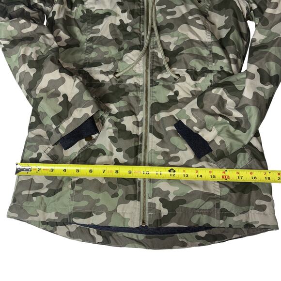 Empyre Clothing Camo Print Hooded Womens Jacket Size Small Lined Full Zip NWT - Picture 3 of 7